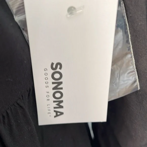 ‼️SOLD‼️Sonoma Midi Black Dress size M petite NWT - Picture 5 of 7